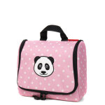 Trousse de toilette reisenthel toiletbag kids eco panda dots pink rose