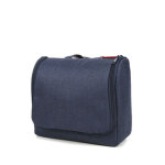 Trousse de toilette reisenthel toiletbag twist herringbone dark blue bleu