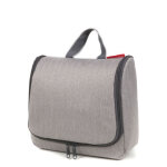 Trousse de toilette reisenthel toiletbag twist herringbone grey gris