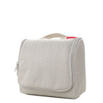 Trousse de toilette reisenthel toiletbag twist herringbone sand beige
