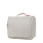 Trousse de toilette reisenthel toiletbag twist xl herringbone sand beige