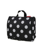 Trousse de toilette reisenthel toiletbag xl dots white noir