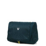 Trousse de toilette roncato crosslite - avec crochet vert bouteille bleu