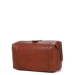 Trousse de toilette the chesterfield brand biassa cognac marron