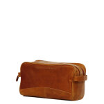 Trousse de toilette the chesterfield brand stefan cognac marron
