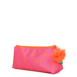 Trousse triangle tann's sidonie rose / orange