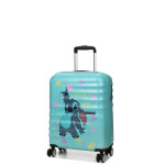 Valise american tourister lilo & stitch 55x40x20 cm stitch flower bleu