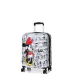 Valise american tourister minnie comics 55 cm minnie comics white blanc