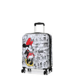Valise american tourister minnie comics 55 cm minnie comics white blanc