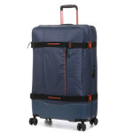 Valise american tourister urban track coated l 79 cm navy / orange bleu