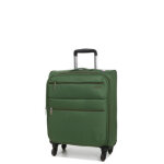 Valise cabine 55x40x20 extensible lys nashville 2 vert / chocolat