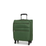 Valise cabine 55x40x20 extensible lys nashville 2 vert / chocolat