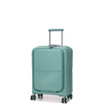 Valise cabine american tourister airconic 55 cm - poche dusty turquoise bleu