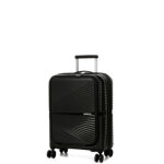 Valise cabine american tourister airconic 55 cm - poche onyx black noir solde