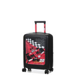 Valise cabine at dashpop disney racing mickey 55 cm noir