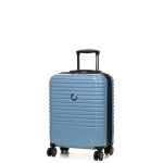 Valise cabine pas cher delsey caumartin plus slim 55x40x20 bleu zinc