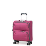 Valise cabine delsey x benetton ucb soft slim 55 cm rose