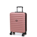 Valise cabine extensible delsey shadow 5. 0 slim 55x40x20 cm rose cendre