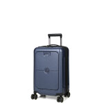 Valise cabine extensible delsey turenne 2. 0 - 55 cm - poche bleu nuit