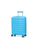 Valise cabine extensible roncato b - flying 55 x 40 x 20 bleu ciel