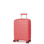 Valise cabine extensible roncato b - flying 55 x 40 x 20 rosa rose