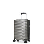 Valise cabine extensible roncato wave dlx slim 55 cm champagne beige