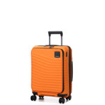 Valise cabine extensible samsonite intuo 55 cm - poche frontale apricot orange