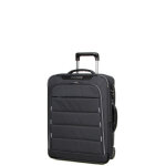 Valise cabine hybride travelite skaii 55x40x20 cm - 2 roues anthracite gris