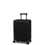 Valise cabine porsche design roadster nylon slim 55 cm - poche black noir