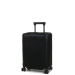 Valise cabine porsche design roadster nylon slim 55 cm - poche black noir