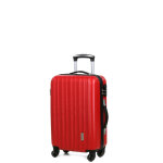 Valise cabine rigide 4 roues travel's classic 54 cm rouge