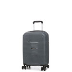 Valise cabine rigide 4 roues pas cher worldline tenerife 55 cm gris Valise cabine rigide 4 roues pas cher worldline tenerife 55 cm gris