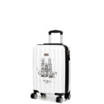Valise cabine rigide airtex notre - dame de paris 55 cm blanc
