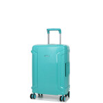 Valise cabine rigide airtex polaris 55 cm turquoise bleu
