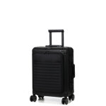 Valise cabine rigide aluminium travelite next s 55 cm - poche noir