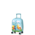 Valise cabine rigide american tourister wondertrips dino 47 cm bleu