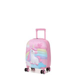 Valise cabine rigide american tourister wondertrips unicorn 47 cm rose