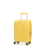 Valise cabine rigide at mickey magic 55x40x20 cm mickey flower yellow jaune