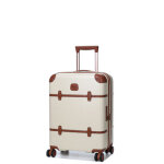 Valise cabine rigide bric's bellagio s 55 cm crme blanc