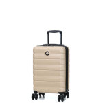 Valise cabine rigide delsey air armour slim 55 x 35 x 20 cm sable chaud beige