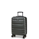 Valise cabine pas cher delsey air armour slim 55x40x20 cm army gris solde