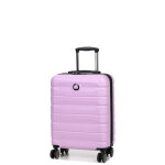 Valise cabine pas cher delsey air armour slim 55x40x20 cm orchide rose