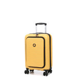 Valise cabine rigide delsey freestyle 55 cm - front opening jaune