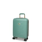 Valise cabine rigide delsey freestyle slim 55x40x20 cm amande vert