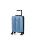 Valise cabine rigide delsey longitude slim 55 x 35 x 20 cm bleu