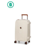 Valise cabine rigide delsey moncey eco 55x35x25 cm angora blanc
