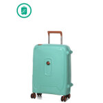 Valise cabine rigide delsey moncey eco slim 55x40x20 cm amande vert