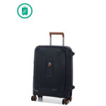 Valise cabine rigide delsey moncey eco slim 55x40x20 cm bleu encre