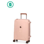 Valise cabine rigide delsey moncey eco slim 55x40x20 cm rose