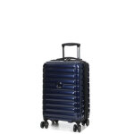Valise cabine rigide extensible delsey shadow 5. 0 - 55x35x25 cm bleu marine